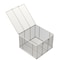 Anysizebasket Rectangular Wire Mesh Basket: 18Lx18Wx12H, 304 SS, 5/16 Rod Frame, Mesh: 4 x .063 TMT-180180120-P04S - alternate 1